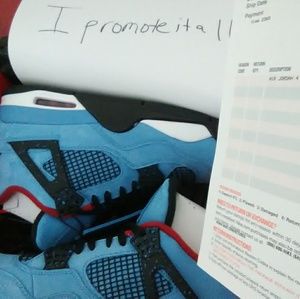 Nike Air Jordan Retro 4 Cactus Jack Size 11  recei